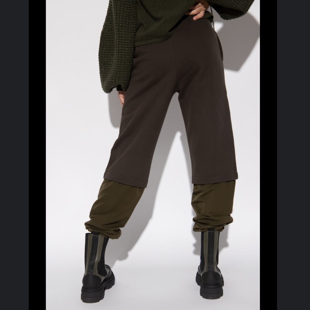 EMPORIO ARMANI Green PATCHED SWEATPANTS 38